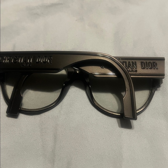 Dior Black and Gold Square Glasses frame - Picture 2 of 3